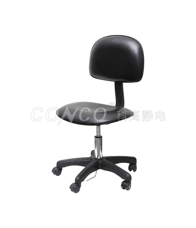 COS-101 ESD PU Black Chair