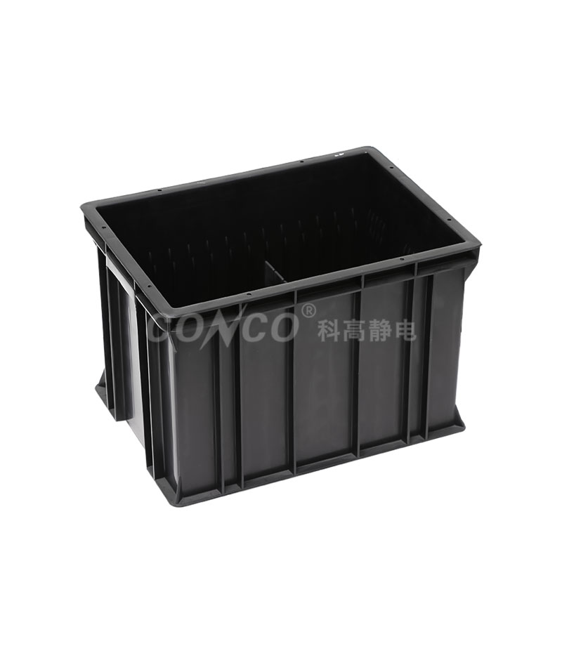  COP-301 ESD Conductive Circulation Black Plastic Box 390x285x270 mm